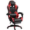 IZTOSS Sedia Gaming ergonomica con schienale regolabile, con poggiatesta, braccioli e supporto lombare (C-Nero+Rosso)