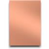 Aurora Store 12 pz Lastre lastrine in Rame Alluminio anodizzato Spessore 0,1mm Formato Fogli 15x30 cm per sbalzo Incisione Scuola Belle Arti targhe