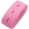 ZacLAy Fasce Elastiche Elast con Asola in Tessuto da 20Mm, Rosa, 20mm 5yards