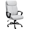 M2 OUTLET Sedia da ufficio ergonomica | Sedia da scrivania | Sedia direzionale grigia regolabile in altezza