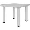 Bieco Tavolino per Bambini Grigio Ghiaccio 1-8 Anni | 62x 62x 52 cm Tavolino Bambini Scrivania Bambini Tavolo Scrivania per Bambini Tavolini per Bambini Tavolino Plastica Bambini Tavolino Bimbi