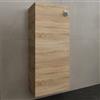 Planetmöbel Armadio de bagno midi rovere Sonoma 32 cm, Mobile a muro con anta e 3 scomparti, Armadietto piccolo salvaspazio per bagni moderni