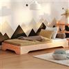 smartwood Lettino Montessori 80x180 cm con Rete, Legno, TILA 7