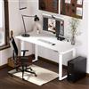 pro.tec Scrivania Regolabile in Altezza tra 72-117 cm con Sollevamento Elettronico Standing Desk Postazione di Lavoro con Piano Tavolo Rettangolare 180 x 80 cm Bianco