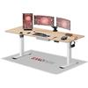 SANODESK Scrivania Gaming Regolabile 180x80 cm, Elettrica con Memoria e Gancio, Acero