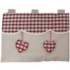 HOME ZEN HOUSEHOLD LINEN Copriforno Cucina Copertura Decorazione Forno Chiusura a Strappo 40x50 CM Shabby Chic (Modello Fiocco Disegno 7)