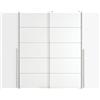 AVANTI TRENDSTORE - Fahda - Armadio con ante battenti e scorrevoli, all'interno con appendiabiti e ripiani, disponibile in diversi colori. DimensioniLAP 270,3x210x61,2 cm (bianco)