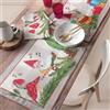Gabel Set Americano Buon Natale Carol (2 tovagliette e 2 tovaglioli)