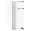 Vicco Mobiletto bagno Emma, Bianco/Sonoma, 30 x 95 cm, combinabile con la serie Emma per l'organizzazione in bagno