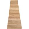 LaVelahome Tappeto bamboo a METRAGGIO vari colori disponibili ANTISCIVOLO (cucina bagno camera sauna) (Legno Chiaro)