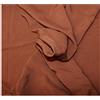 Russo Tessuti Tessuto Abbigliamento Moda Confort Viscosa Tinta Unita a Metraggio 50x140cm-Marrone Bruciato
