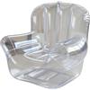 Generic Divano gonfiabile ad aria - Poltrona lounge in PVC per interni ed esterni | Divano ergonomico trasparente per viaggi, campeggio, piscina, spiaggia, relax e seduta confortevole