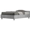 BS COM Letto una piazza e mezza senza rete 120x190 cemento