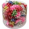 Generico Box da 100 COCCARDE Adesive da 38mm Vari Modelli Decorazioni per Negozi Pacchetti pacchi Regalo Natale e Feste (Pastello)