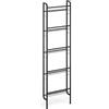 Vicco Scaffale a scala Klivo, Nero, 44.5 x 160 cm