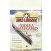 Linea Lindsana Fodera Materasso Coprimaterasso sopra e sotto con Cerniera Puro Cotone in Tessuto fasciato - Matrimoniale