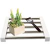 Hershii Scaffale estensibile di tensione dell'armadio, Nessuna perforazione, scaffale regolabile dell'organizzatore dell'armadio (（25-40） x25 cm)