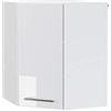 Vicco Mobile angolare da cucina Fame-Line, Bianco lucido, 57 cm, per la combinazione con altri moduli della serie Fame-Line