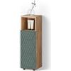Livinity Mobile midi Ronco, Quercia verde/oro, 30 x 95 cm