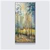LCDIUDIU Quadro Olio su Tela, Trama Verde Pianta Scenario Naturale Moderno Astratto Verticale Opere d'Arte Originali Dipinti Ad Olio Dipinti A Mano su Tela Wall Art per Soggiorno Camera da Lett