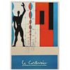 ZENCIX Le Corbusier Poster per esposizioni Museo Wall Art Le Corbusier Dipinto su Tela Le Corbusier Stampe Immagini del corridoio per la Decorazione Domestica 40x60 cm Senza Cornice