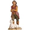 Fontanini Pastore con Pecora Seduta 12CM STATUINA Statuetta in Resina (F-42)