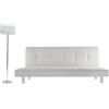 Bagno Italia Divano letto 3 posti 180x80 ecopelle bianco stile moderno reclinabile da soggiorno divani letti modello Claudia I