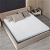 The White Stone Materasso Matrimoniale 180 x 200 in Waterfoam Ipoallergenico | Altezza 25 cm | Imbottitura in Ovatta e Rivestimento in Tessuto 3D Traspirante, Antiacaro e Antifungino | Realizzato in Italia