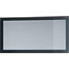 Vladon Specchio Lima, Specchio da Parete con Cornice Moderna, Bianco Lucido (110 x 52 cm)