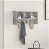 Generico Appendiabiti a Muro Grigio Cemento 50 x 16 x 26 cm,Grigio,4.73kg,874310