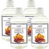 Generic Camomilla Torino - Feifan Ricarica Profumo 500 ml per Lampada Catalitica 25 Fragranze Naturali e Intense ad Alto Concentrato di Essenza- Made in Italy (Ambra E Sandalo, 4 Flaconi)