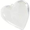 CWR Cuore PLEXIGLASS in 2 Parti APRIBILE 14 CM. 3 Pezzi