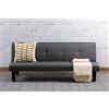 ARREDOPLAZA Divano Letto Reclinabile Lucky 2/3 Posti in Tessuto Grigio Ideale per Casa e Ufficio Design Moderno Confortevole Salvaspazio Versatile Divano Trasformabile Soggiorno e Ambienti Compatti