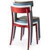Connubia Set 4 sedie Argo Nero