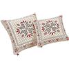 BIANCHERIAWEB Federa Cuscino Arredo Casa Fodera Tessuto Cinigliato Tirolese Montagna Tricot 50x50 Tricot