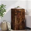 MOBCANT Credenza, Mobiletto ingresso Mobiletto multiuso Madia da Salotto Mobili soggiorno Utilizzabile per Cucina Ufficio Corridoio Camera da letto Rovere Fumo 50x42,5x93 cm in Legno Multistrato