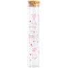 Doni Bomboniere Battesimo 48PZ Provetta Portaconfetti in Vetro con Confettata Segnaposto Gadget Fine Nascita Baby Shower Festa Bambina Bimba Femmina Biberon E Decori Rosa Tappo Sughero Idee Regalo