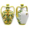 SICILIA BEDDA CAPACI Vaso Quartara Bummulo h 28 x 20 cm ca. (1Unità) Ceramica Caltagirone, Vari decori - Decoro 2