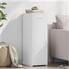 MOBCANT Credenza, Mobile da Cucina Armadietto Multifunzione Mobile salotto Mobiletto multiuso Utilizzabile per Soggiorno Camera da letto Albergo Corridoio Bianca 30x42,5x93 cm in Legno Multistrato