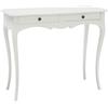 Vicentini arreda CONSOLLE IN LEGNO SHABBY CHIC BIANCO OPACO MOD LAURA