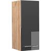 Vicco Pensile da cucina Fame-Line, Antracite lucido, 30 cm, per la combinazione con altri moduli della serie Fame-Line
