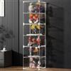Generic Vetrina in acrilico con ripiano in vetro per soggiorno da collezione e collezione Rock Dusoof Storage nizer Cabinet (121,9 cm)
