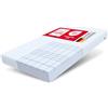 FDM Materasso GOYA 100x200 in schiuma 7 zone differenziate Schiuma HR ad alta resilienza Rigidità H4 (Rigido) Altezza 17 cm Reversibile Rivestimento sfoderabile e lavabile