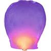 PARTYLANDIA CF 10pz Lanterna Cinese, Biodegradabile, Mongolfiera Volante Pallone Aerostatico Cielo Feste Sky Lantern (Viola)
