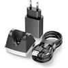 Bouge Per Oneblade QP2724 QP2834 QP2824 Stazione di ricarica - Cavo di ricarica 5 V compatibile con Philips Norelco Oneblade rasoio elettrico - Alimentatore di rete