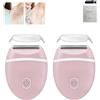 Giurui Lady Shaver 2.0 - Lady Shaver 2.0 Lumiskin, Lady Shaver per aree intime, lama elettrica rimovibile e lavabile, rasoio da donna per viso, gambe, sotto (rosa*2)