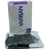 Cizeta Medicali VARISAN ETHERE1520 AGPA NE1N, Calze Medicali Etheré Autoreggenti compressione graduata 15-20 mmHg, Lunghezza Normale, Punta Aperta, Colore Nero, Taglia Prima 1
