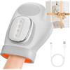 JIABAOZ Hand Massager with Heat and Compression, Massaggiatore Mani Artrite,Palmi e Polsi per Dolori Dita, Massaggiatore Elettrico Portatile Senza Fili per Mani