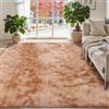 ISMOL Tappeto morbido e soffice, Area Rug, per soggiorno, camera da letto, ufficio, per esterni, corridoio, moderno tappeto arruffato, 90 x 150 cm