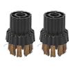Dioche H2O X5 Cleaner Spazzole Rotonde H20 Accessori di Ricambio Portatili 2 Pezzi Testina in Ottone Parti di Ricambio Pulitori a Vapore Lucidatrici per Pavimenti per